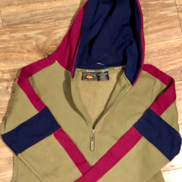 Route 66 | Tan / Pink / Navy | Girls Zip-up Hoodie - Picture 7 of 12